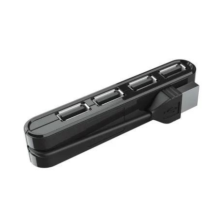 HUB extern TRUST, porturi USB USB 2.0 x 4, conectare prin USB 2.0, cablu 0.16 m, negru, &quot;TR-14591&quot;