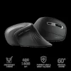 MOUSE TRUST, &quot;Verro Ergonomic&quot; notebook, PC, wireless, optic, USB, 1600 dpi, 6/1, buton selectare viteza, negru, &quot;TR-23507&quot;, (include TV 0.15 lei)