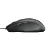 MOUSE TRUST, &quot;Voca Comfort&quot; notebook, PC, cu fir, optic, USB, 2400 dpi, 6/1, buton selectare viteza, negru, &quot;TR-23650&quot;, (include TV 0.15 lei)