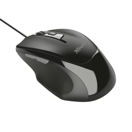 MOUSE TRUST, &quot;Voca Comfort&quot; notebook, PC, cu fir, optic, USB, 2400 dpi, 6/1, buton selectare viteza, negru, &quot;TR-23650&quot;, (include TV 0.15 lei)