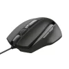 MOUSE TRUST, &quot;Voca Comfort&quot; notebook, PC, cu fir, optic, USB, 2400 dpi, 6/1, buton selectare viteza, negru, &quot;TR-23650&quot;, (include TV 0.15 lei)