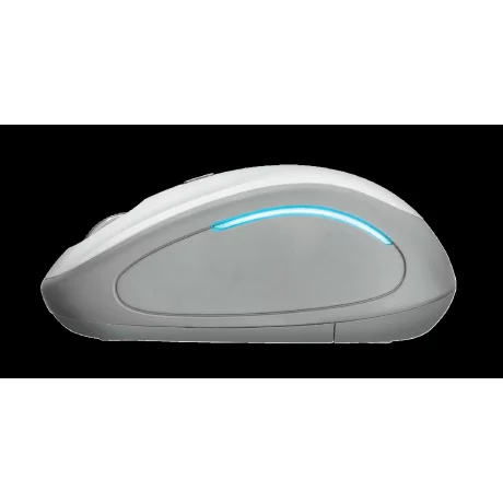 MOUSE TRUST, &quot;Yvi FX&quot; notebook, PC, wireless, optic, USB, 1600 dpi, 4/1, iluminare, buton selectare viteza, alb, &quot;TR-22335&quot;, (include TV 0.15 lei)