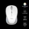 MOUSE TRUST, &quot;Yvi FX&quot; notebook, PC, wireless, optic, USB, 1600 dpi, 4/1, iluminare, buton selectare viteza, alb, &quot;TR-22335&quot;, (include TV 0.15 lei)