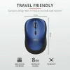 MOUSE TRUST, &quot;Yvi&quot; notebook, PC, wireless, optic, USB, 1600 dpi, 4/1, buton selectare viteza, albastru, &quot;TR-19663&quot;, (include TV 0.15 lei)