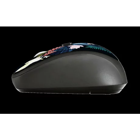 MOUSE TRUST, &quot;Yvi&quot; notebook, PC, wireless, optic, USB, 1600 dpi, 4/1, buton selectare viteza, negru / print, &quot;TR-23387&quot;, (include TV 0.15 lei)