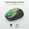 MOUSE TRUST, &quot;Yvi&quot; notebook, PC, wireless, optic, USB, 1600 dpi, 4/1, buton selectare viteza, negru / print, &quot;TR-23389&quot;, (include TV 0.15 lei)