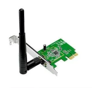 PLACA RETEA ASUS , intern wireless 2.4 GHz, PCI-E, port, 150 Mbps, antena externa x 1, &quot;PCE-N10&quot;