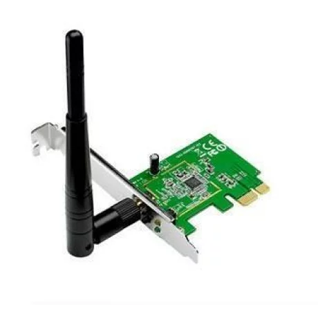 PLACA RETEA ASUS , intern wireless 2.4 GHz, PCI-E, port, 150 Mbps, antena externa x 1, &quot;PCE-N10&quot;