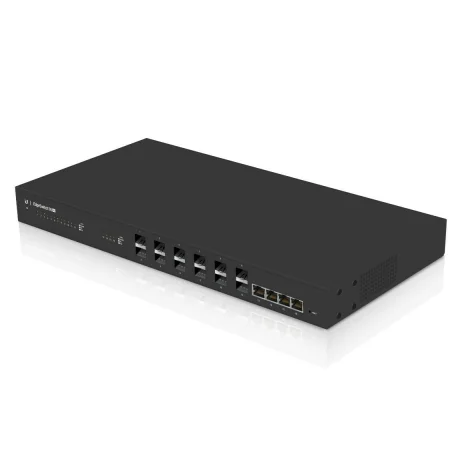 SWITCH UBIQUITI, EdgeSwitch 12, porturi Gigabit x 4, SFP x 12, managed, rackabil, carcasa metalica, &quot;ES-16-XG&quot;