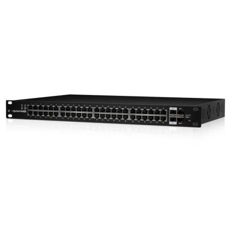 SWITCH PoE UBIQUITI, &quot;EdgeSwitch 48&quot;port Gigabit x 48, SFP SFP x 4, unmanaged, rackabil, carcasa metalica, &quot;ES-48-750W&quot;