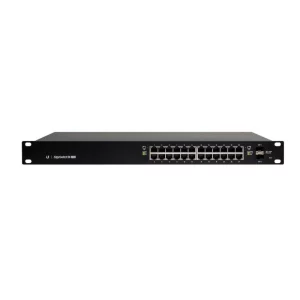 SWITCH PoE UBIQUITI, &quot;EdgeSwitch 24&quot;port Gigabit x 24, SFP SFP x 2, managed, rackabil, carcasa metalica, &quot;ES-24-250W&quot;