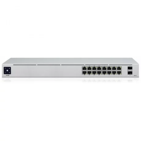 SWITCH PoE UBIQUITI, &quot;UNIFI SWITCH 16&quot;port Gigabit x 16, SFP SFP x 2, managed, rackabil, carcasa metalica, &quot;USW-16-POE&quot;