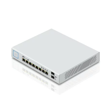 SWITCH UBIQUITI, UniFiSwitch, porturi Gigabit x 8, SFP x 2, managed, carcasa metalica, &quot;US-8-150W&quot;