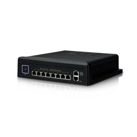 SWITCH PoE UBIQUITI, &quot;UNIFI SWITCH 8&quot;port Gigabit x 8, managed, nerackabil, carcasa metalica, &quot;USW-INDUSTRIAL&quot;