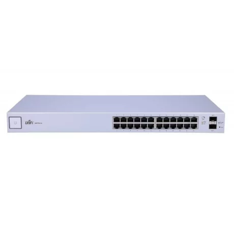 SWITCH UBIQUITI, US-24, porturi Gigabit x 24, SFP x 2, managed, rackabil, carcasa metalica, &quot;US-24&quot;