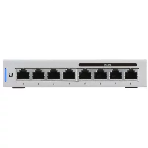 SWITCH PoE UBIQUITI, &quot;UNIFI SWITCH 8&quot;port Gigabit x 8, managed, nerackabil, carcasa metalica, &quot;US-8&quot;