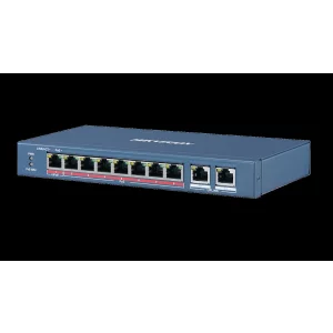 SWITCH PoE HIKVISION,  port 10/100 x 8 | Gigabit x 2, unmanaged, nerackabil, carcasa metalica, &quot;DS-3E0310HP-E&quot;