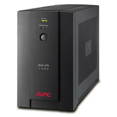 UPS APC, &quot;Back-UPS BX&quot;, Line Int. cu management, tower, 1400VA/700W, AVR, IEC x 6, LED, back-up 11 - 20 min., &quot;BX1400UI&quot;, (WBEXTWAR1YR-SP- 01/WBEXTWAR3YR-SP-01),