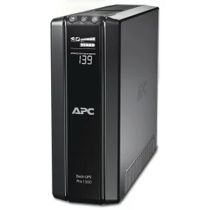 UPS APC, &quot; Back-UPS RS&quot;, Line Int. cu management, tower, 1500VA/865W, AVR, IEC x 10, 1 x baterie APCRBC124, display LCD, back-up 11 - 20 min., &quot;BR1500GI&quot;