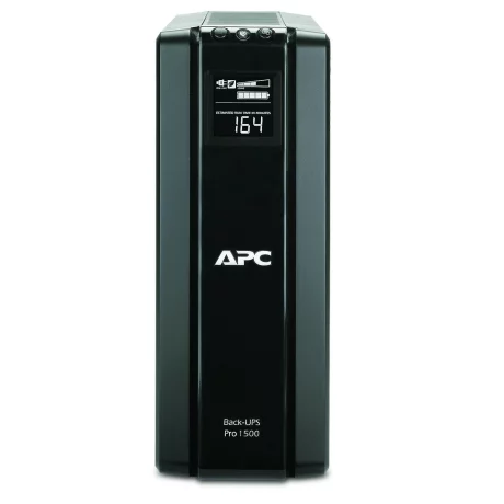 UPS APC, &quot; Back-UPS RS&quot;, Line Int. cu management, tower, 1500VA/865W, AVR, Schuko x 4, 1 x baterie APCRBC124, display LCD, back-up 11 - 20 min., &quot;BR1500G-GR&quot;, SP prelungire garantie(WBEXTWAR1YR-SP-01/WBEXTWAR3YR-SP-01),