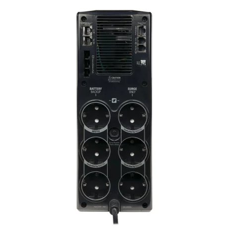 UPS APC, &quot; Back-UPS RS&quot;, Line Int. cu management, tower, 1500VA/865W, AVR, Schuko x 4, 1 x baterie APCRBC124, display LCD, back-up 11 - 20 min., &quot;BR1500G-GR&quot;, SP prelungire garantie(WBEXTWAR1YR-SP-01/WBEXTWAR3YR-SP-01),