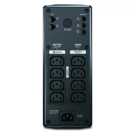 UPS APC, &quot; Back-UPS RS&quot;, Line Int. cu management, mini tower, 900VA/540W, AVR, IEC x 8, 1 x baterie APCRBC123, display LCD, back-up 11 - 20 min., &quot;BR900GI&quot;, SP prelungire garantie(WBEXTWA R1YR-SP-01/WBEXTWAR3YR-SP-01),