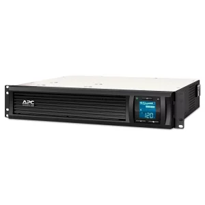 UPS APC, &quot;Smart-UPS C&quot;, Line Int. cu sinusoida pura cu management, rack, 1000VA / 600W, AVR, IEC x 4, 1 x baterie APCRBC124, display LCD, back-up 21 - 30 min., &quot;SMC1000I-2UC&quot;, SP prelungire garantie(WBEXTWAR1YR-SP-02/WBEXTWAR3YR-SP-02),