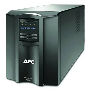 UPS APC, &quot;Smart-UPS SMT&quot;, Line Int. cu sinusoida pura cu management, mini tower, 1500VA / 1000W, AVR, IEC x 8, 1 x baterie RBC7, display LCD, back-up 21 - 30 min., &quot;SMT1500IC&quot;, SP prelungire garantie(WBEXTWA R1YR-SP-03/WBEXTWAR3YR-SP-03),