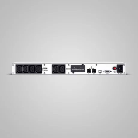 UPS CYBER POWER Line Int. cu management, LCD, rack,   600VA/ 360W, AVR, 6 x socket IEC, display LCD, 1 x baterie RBP0019, Backup 4 - 12 min, incarcare 8h, USB, RS232, combo RJ45, GreenPower, serie OR, Rack 1U, &quot;OR600ERM1U&quot;  (include TV 3 lei)