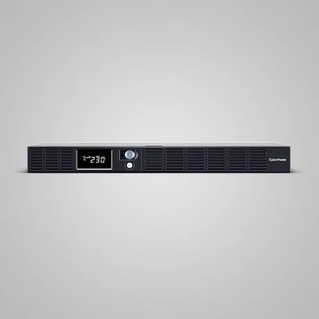 UPS CYBER POWER Line Int. cu management, LCD, rack,   600VA/ 360W, AVR, 6 x socket IEC, display LCD, 1 x baterie RBP0019, Backup 4 - 12 min, incarcare 8h, USB, RS232, combo RJ45, GreenPower, serie OR, Rack 1U, &quot;OR600ERM1U&quot;  (include TV 3 lei)