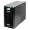 UPS GEMBIRD, Line Int. cu sinusoida pura cu management, mini tower, 3000VA/2400W, AVR, IEC x 6, 4 x baterie 12V/9Ah, display LCD, back-up 21 - 30 min., &quot;EG-UPS-PS3000-01&quot;, (include TV 8 lei)