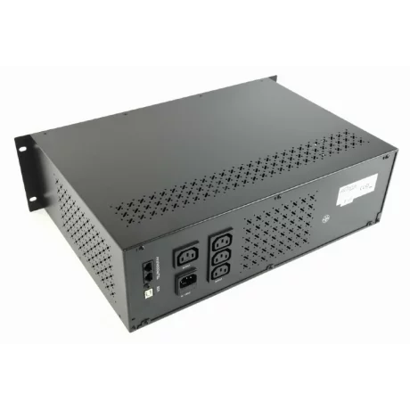 UPS GEMBIRD, Line Int. cu management, rack, 1500VA/900W, AVR, IEC x 4, 2 x baterie 12V/8Ah, display LCD, back-up 1 - 10 min., &quot;UPS-RACK-1500&quot;, (include TV 8 lei)