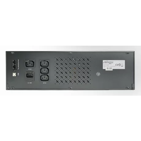 UPS GEMBIRD, Line Int. cu management, rack, 1500VA/900W, AVR, IEC x 4, 2 x baterie 12V/8Ah, display LCD, back-up 1 - 10 min., &quot;UPS-RACK-1500&quot;, (include TV 8 lei)