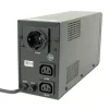 UPS GEMBIRD, Line Int. , mini tower, 650VA/390W, AVR, IEC x 2/ Schuko x 1, 1 x baterie 12V/7Ah, display LCD, back-up 1 - 10 min., &quot;EG-UPS-031&quot;, (include TV 8 lei)