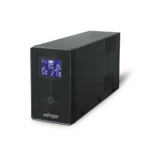 UPS GEMBIRD, Line Int. , mini tower, 650VA/390W, AVR, IEC x 2/ Schuko x 1, 1 x baterie 12V/7Ah, display LCD, back-up 1 - 10 min., &quot;EG-UPS-031&quot;, (include TV 8 lei)