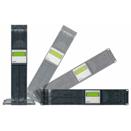 UPS LEGRAND, &quot;DAKER DK&quot;, Online cu sinusoida pura, tower, rack, 1000VA/900W, AVR, IEC x 6, 3 x baterie 12V/7.2Ah, display LCD, back-up 1 - 10 min., &quot;000000000000310170&quot;, ,