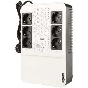 UPS LEGRAND, &quot;Keor Multiplug&quot;, Line Int. cu management, brick, 800VA/480W, AVR, Schuko x 6, nespecificat x baterie nespecificat, back-up 1 - 10 min., &quot;LN310082&quot;, ,