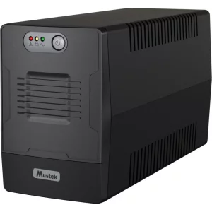 UPS MUSTEK Line Int. cu management,  LED,  1000VA/ 600W, AVR, 4 x socket Schuko, status cu LED, 2 x baterie 12V/7Ah, Backup: 30s- 30 min., incarcare: 6h, con. USB, combo RJ45, &quot;PowerMust 1000 Line Int. LED&quot;&quot;1000-LED-LI-T10&quot; (include TV 8 lei)