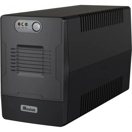 UPS MUSTEK Line Int.  fara management,  1500VA/ 900W, AVR, 4 x socket Schuko, indicatie status cu LED, 2 x baterie 12V/9Ah, Backup: 5 sec - 5 min., incarcare: pana la 6h, &quot;PowerMust 1500 EG&quot; &quot;1500-LED-LIG-T10&quot;  (include TV 8 lei)