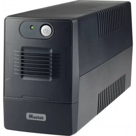 UPS MUSTEK Line Int.  fara management,   600VA/ 360W, AVR, 2 x socket Schuko, indicatie status cu LED, 1 baterie 12V/7Ah, Backup: 5 sec - 5 min., incarcare: pana la 6h, &quot;PowerMust 600 EG&quot; &quot;600-LED-LIG-T10&quot;  (include TV 3 lei)