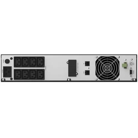 UPS NJOY, &quot;ARGUS 3000&quot;, Line Int. cu sinusoida pura cu management, rack, 3000VA/1800W, AVR, IEC x 8, 4 x baterie 12V/7.5Ah, display LCD, back-up 1 - 10 min., &quot;PWUP-LI300AG-CG01B&quot;, ,