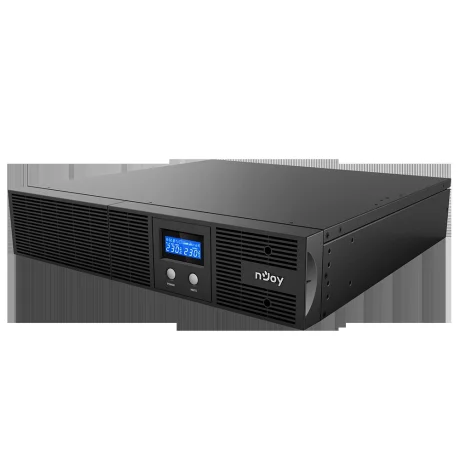 UPS NJOY, &quot;ARGUS 3000&quot;, Line Int. cu sinusoida pura cu management, rack, 3000VA/1800W, AVR, IEC x 8, 4 x baterie 12V/7.5Ah, display LCD, back-up 1 - 10 min., &quot;PWUP-LI300AG-CG01B&quot;, ,