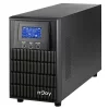 UPS NJOY, &quot;ATEN PRO 2000&quot;, Online cu sinusoida pura, tower, 2000VA/1800W, AVR, Schuko x 3, 4 x baterie 12V/9Ah, display LCD, back-up 1 - 10 min., &quot;PWUP-OL200AP-AZ01B&quot;, ,