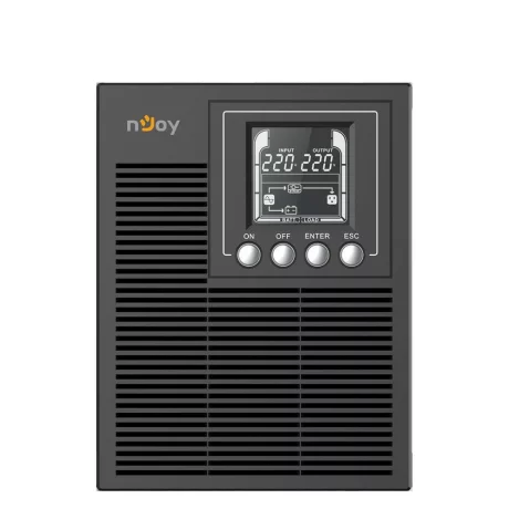 UPS NJOY, &quot;ECHO PRO 1000&quot;, Online cu sinusoida pura, mini tower, 1000VA/800W, AVR, Schuko x 3, 2 x baterie GP07122L, LED, back-up 1 - 10 min., &quot;UPOL-OL100EP-CG01B&quot;, ,