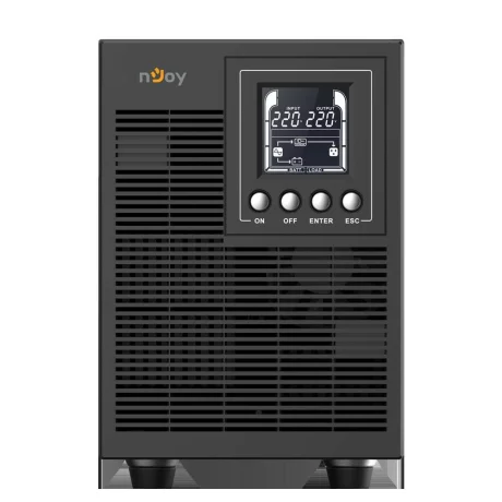 UPS NJOY, &quot;ECHO PRO 2000&quot;, Online cu sinusoida pura, tower, 2000VA/1600W, AVR, Schuko x 4, 4 x baterie GP07122L, display LCD, back-up 1 - 10 min., &quot;UPOL-OL200EP-CG01B&quot;, ,