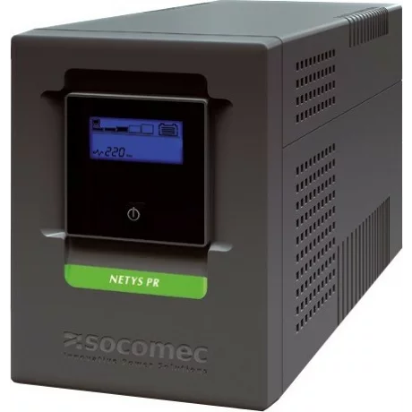 UPS SOCOMEC Line Int. cu Sinusoida Pura,  tower,  2000VA/ 1400W, AVR, 6 x socket IEC, display LCD, 2 x baterie 24V/10Ah, Backup 60 min, incarcare 8h, conector USB, combo RJ45, &quot;Netys PR MT 2000VA&quot; &quot;NPR-2000-MT&quot;(include timbru verde 4 lei)