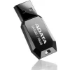 MEMORIE USB 2.0 ADATA 16 GB, profil mic, carcasa plastic, negru, AUV100-16G-RBK