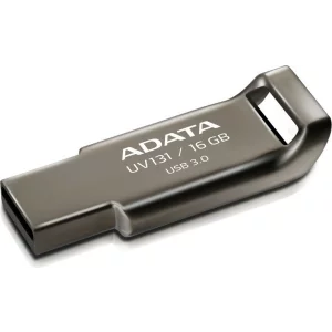 MEMORIE USB 3.1 ADATA 16 GB, clasica, carcasa aliaj zinc, gri, AUV131-16G-RGY