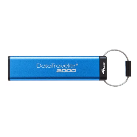 MEMORIE USB 3.1 KINGSTON 4 GB, cu capac | cu cifru, carcasa plastic, albastru, &quot;DT2000/4GB&quot;