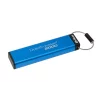 Memorie USB 3.1 KINGSTON 64 GB, cu capac | cu cifru, carcasa plastic, albastru, DT2000/64GB
